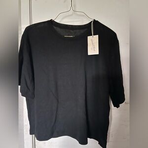 NWT Women's a new day black Top xl